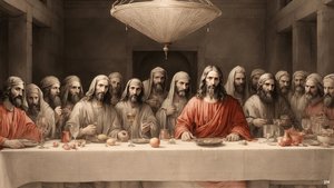 Jesus The Last Supper 04 by Josef Johann Michel