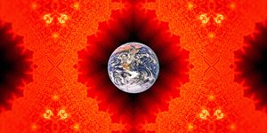 View of Earth from the Sun by Josef Johann Michel