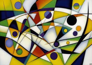 Abstract: On White-Circles+Swings 5