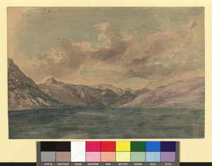 Lake Traun by Josef Kriehuber