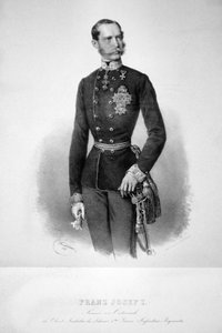 Franz Josef I, 1860 by Josef Kriehuber
