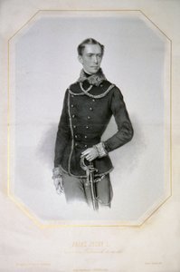 Franz Josef I Lithograph by Josef Kriehuber