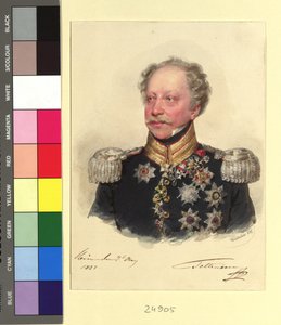 General C. F. Baron Tettenborn by Josef Kriehuber