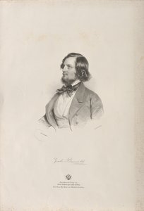 Portrait of the Flutist and Composer Giulio Briccialdi by Josef Kriehuber