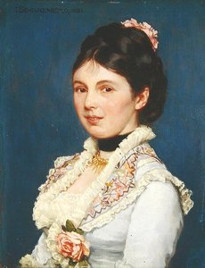 Portrait of a Lady by Josef Scheurenberg