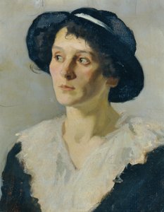 Lady with Black Hat