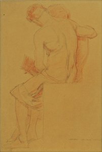 Painter and Model by Josef Wawra