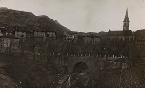 My World War - Memories of the South-Western Front in Carinthia, Italy, Trentino-Alto Adige: View of a Village of Carnia by Josef Zohles