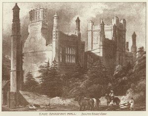 East Barsham Hall, Norfolk by Joseph (after) Nash