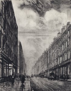 Baker Street (lithograph) by Joseph (after) Pennell