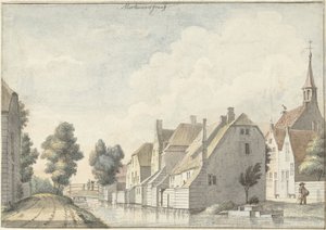 The Village of Molenaarsgraaf in the Alblasserwaard
