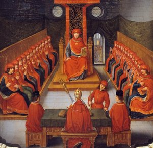 First meeting of the Order of the Golden Fleece held by Philip III the Good, Duke of Burgundy