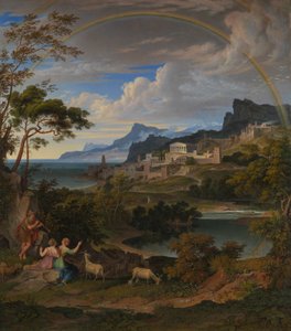 Heroic Landscape with Rainbow