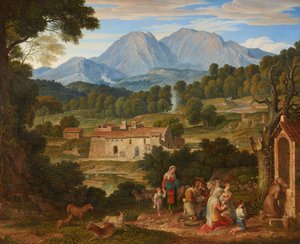 Monastery of San Francesco di Civitella by Joseph Anton Koch