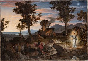 Landscape with the Prophet Balaam and His Donkey by Joseph Anton Koch