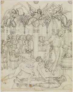 Dispute of St. Francis with Satan over the Soul of Monk Guido da Montefeltro (Dante Inferno, Canto 27, V 112)