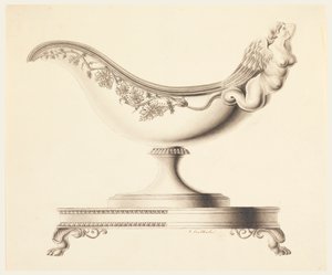 Design for a Sauce Boat by Joseph Anton Seethaler Ii