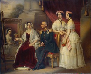 Family Portrait of Joseph, Duke of Saxe-Altenburg.