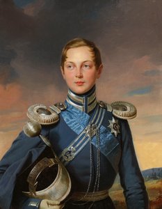 Portrait of Tsarevich Alexander Nikolaevich of Russia