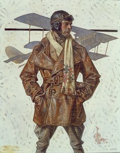 Airforce Pilot by Joseph Christian Leyendecker