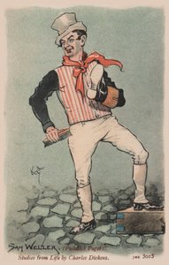 Sam Weller, Pickwick Papers by Joseph Clayton  Clarke
