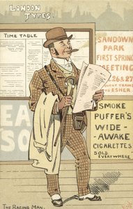 London Types, The Racing Man by Joseph Clayton Clarke