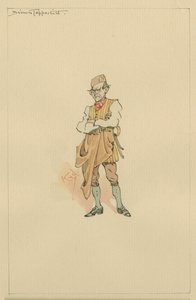 Simon Tappertit, c.1920s by Joseph Clayton Clarke