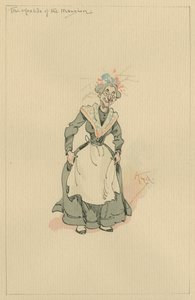 The Hostess of the Mansion, c.1920s by Joseph Clayton Clarke