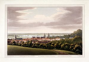 View of Greenwich, London, 1795