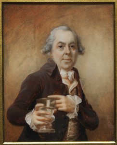 Portrait of a Man Holding a Glass by Joseph Daniel
