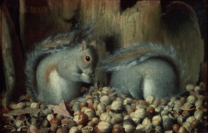 The Gluttons (Squirrels) by Joseph Decker