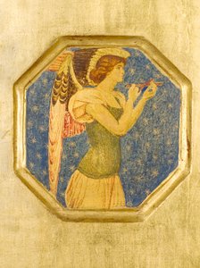 Angel with a cross (detail) by Joseph Edward Southall