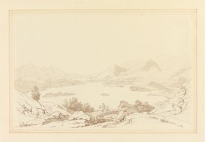 General View of Lake of Derwent Water by Joseph Farington