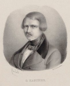 Portrait of the Composer Jean-Georges Kastner by Joseph Frédéric Flaxland