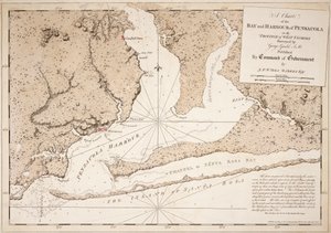 A chart of the bay and harbour of Pensacola in the province of West Florida by Joseph Frederick Wallet DesBarres