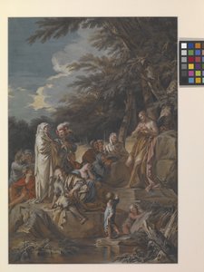 St. John Preaching In The Wilderness by Joseph Goupy