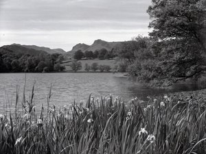 View across Loughrigg Tarn