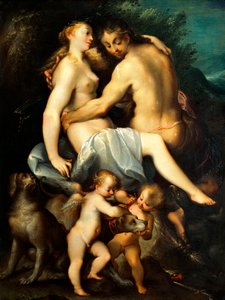 Venus and Adonis by Joseph Heintz