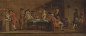 Figures in a Tavern or Coffee House by Joseph Highmore