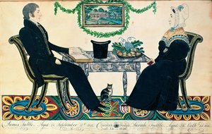 James and Sarah Tuttle by Joseph Hilliard Davis