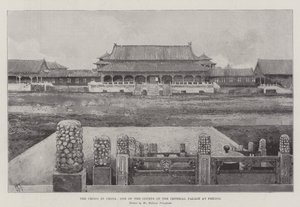 The Crisis in China, One of the Courts of the Imperial Palace at Peking by Joseph Holland Tringham