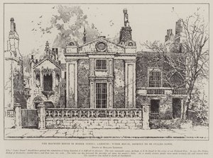 The Haunted House in Homer Street, Lambeth, Tudor House, Shortly to be Pulled Down by Joseph Holland Tringham