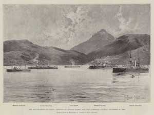 The Pacification of Crete, Meeting of Prince George and the Admirals at Milo by Joseph Holland Tringham