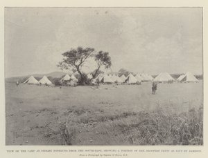 View of the Camp at Pitsani Pothlugo from the South-East by Joseph Holland Tringham