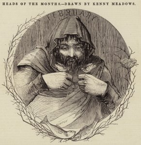 Heads of the Months by Joseph Kenny Meadows