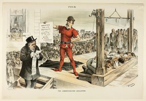 The Administration Guillotine, from Puck by Joseph Keppler