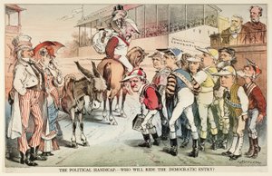 The Political Handicap, from Puck