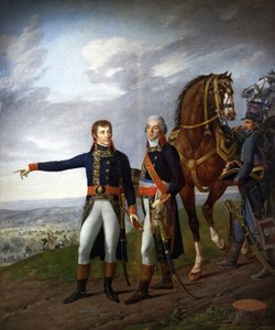 General Bonaparte and his Chief of Staff General Louis Alexandre Berthier at the Battle of Marengo on 14th June 1800, c.1800-01