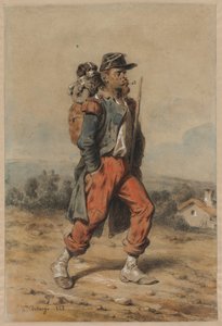 Soldier with Dog