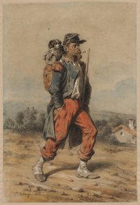 Soldier with Dog, 1853